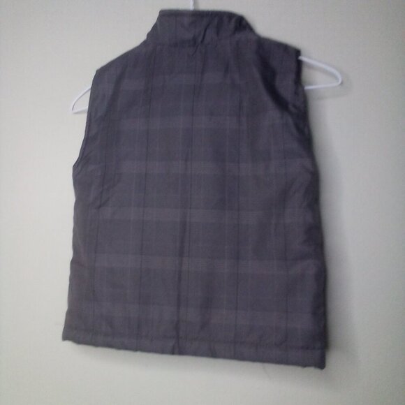 Kenneth Cole Reaction Puffer Vest Boys 3T Toddler Sleeveless Zip Pocket Brown - Picture 3 of 12